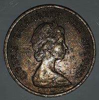 1983 Hong Kong 10 Ten Cents Metal Coin