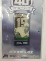 1970 - 2010 Vancouver Canucks 40th Anniversary Naslund 1996 - 2008 Retirement Banner Enamel Metal Lapel Pin New in Package