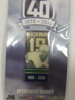 1970 - 2010 Vancouver Canucks 40th Anniversary Naslund 1996 - 2008 Retirement Banner Enamel Metal Lapel Pin New in Package