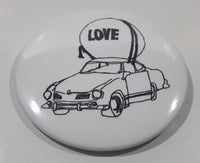 Wendy Williams Watt Big Love Ball "Love" Car Themed 3" Round Button Pin