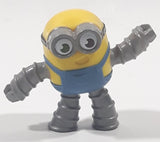 2019 McDonald's Minions The Rise of Gru Robot Bob 2 1/4" Tall Toy Figure