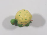 Vintage 1981 A.G.C. Kenner Strawberry Shortcake Apple Dumplin and Tea Time Turtle 1 3/4" Tall Toy Figure