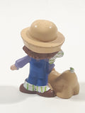 Vintage 1981 A.G.C. Kenner Strawberry Shortcake Huckleberry Pie and Pupcake 2 1/4" Tall Toy Figure