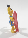 1980s Applause Muppets Sesame Street "Bert with a Surfboard" PVC Toy Figure