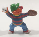 Applause Muppets Sesame Street Ernie Baseball Player Pitcher Character 2 1/2" Tall Hard Rubber Toy