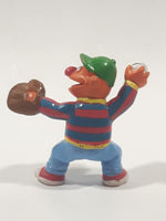 Applause Muppets Sesame Street Ernie Baseball Player Pitcher Character 2 1/2" Tall Hard Rubber Toy