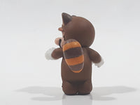 Nintendo Super Mario 3D Land Tanooki Mario Flying Raccoon Squirrel Suit Miniature 1 1/2" Tall Toy Figure