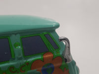 Disney Pixar Cars VW Bus Fillmore Volkswagen AG Groovy Love Flower Power Van Green Die Cast Toy Car Vehicle