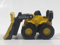 2008 Maisto Hasbro Tonka Bull Dozer Yellow Die Cast Toy Car Vehicle