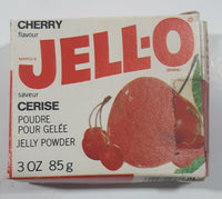 Vintage 1970 General Foods Jell-O Cherry Flavour 3 OZ 85g Box EMPTY