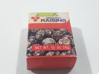 Vintage Sugaripe Seedless Raisins 1/2 Oz 14g Small Box EMPTY