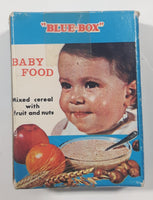 Vintage "Blue-Box" Baby Food Mixed Cereal With Fruit And Nuts Miniature Box Play Food Toy