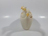 White Goose Shaped Melamine Measuring Cup Set of 4