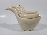 White Goose Shaped Melamine Measuring Cup Set of 4