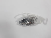 Silver Look Metal Owl Bird 2 1/2" Tall Hanging Ornament