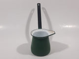 Vintage Small Green Enamel Butter Warmer