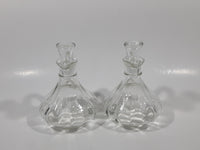 Oil and Vinegar Glass Cruet Bottle Set
