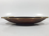 Antique CarltonWare Rouge Royale Dark Red Brown with Gold Trim 8 1/2" Long Serving Dish Made in England