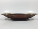 Antique CarltonWare Rouge Royale Dark Red Brown with Gold Trim 8 1/2" Long Serving Dish Made in England