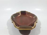 Antique CarltonWare Rouge Royale Dark Red Brown with Gold Trim 8 1/2" Long Serving Dish Made in England