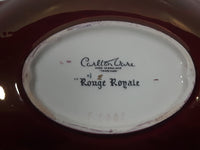 Antique CarltonWare Rouge Royale Dark Red Brown with Gold Trim 8 1/2" Long Serving Dish Made in England