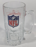 NFL Football Budweiser 8" Tall Heavy Glass Beer Mug