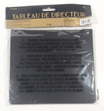 Director's Clapboard Movie Film 7" x 8" Wood Wooden Clapboard Clapper New in Package