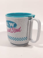 Whirley Industries A & W Special Blend 3 1/2" Tall Plastic Coffee Mug Cup with Lid