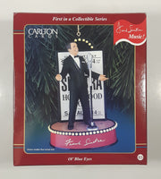 1999 Carlton Cards Frank Sinatra Music Ol' Blue Eyes Musical Christmas Ornament New in Box