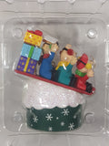 Carlton Cards Alvin and the Chipmunks Toboggan Trio Christmas Ornament New in Box