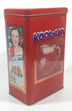 Kool-Aid Sugar Sweetened Soft Drink Mix 8" Tall Tin Metal Container