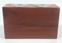 Vintage Trees of Mystery His Hers Wood Double Coin Bank