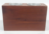 Vintage Trees of Mystery His Hers Wood Double Coin Bank