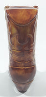 Vintage Brown Cowboy Boot 6 1/2" Tall Ceramic Coin Bank