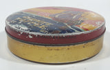 Vintage 1950s Riley's Variety Toffee Galleon Ship Boat Themed 5" Round Tin Metal Container