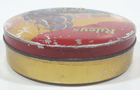 Vintage 1950s Riley's Variety Toffee Galleon Ship Boat Themed 5" Round Tin Metal Container