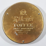 Vintage 1950s Riley's Variety Toffee Galleon Ship Boat Themed 5" Round Tin Metal Container