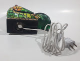 Rooster Chicken Shaped 8 1/2" Tall Plastic Stained Glass Style Decorative Table Lamp