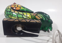 Rooster Chicken Shaped 8 1/2" Tall Plastic Stained Glass Style Decorative Table Lamp