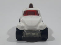 1987 Hot Wheels Baja Bug Volkswagen VW Beetle White Die Cast Toy Car Vehicle