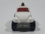 1987 Hot Wheels Baja Bug Volkswagen VW Beetle White Die Cast Toy Car Vehicle