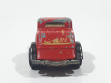 1980 Hot Wheels HiRakers '34 Ford 3-Window Red with Brown Fenders Die Cast Toy Car Hot Rod Vehicle