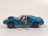 Vintage 1976 Lesney Matchbox Superfast Twin Pack AMX Javelin No. 9 Metallic Blue Die Cast Toy Car Vehicle with Opening Doors