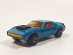 Vintage 1976 Lesney Matchbox Superfast Twin Pack AMX Javelin No. 9 Metallic Blue Die Cast Toy Car Vehicle with Opening Doors