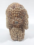Vintage Seashell Covered Poodle Ornament 5 1/2" Tall