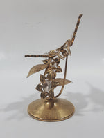 Mascot Int Crystal Delight 24K Gold Plated Austrian Crystal Hummingbirds and Flower Metal Ornament