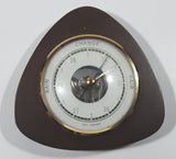 Vintage Unique Triangle Shaped Wood Cased Barometer Made in West Germany