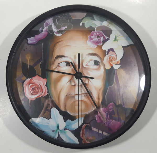 Bill Murray Surrounded By Flowers 10" Diameter Wall Clock