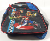 2012 Fast Forward Nintendo Mario Kart Wii School Back Pack Bag 16"