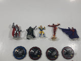 WizKids Super Hero Toy Figure Lot of 9 Figures and 4 Bases